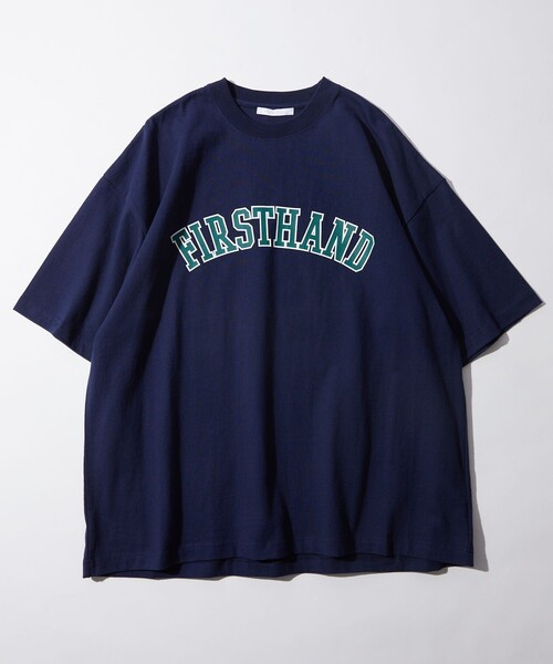 Firsthand(ファーストハンド)の「Firsthand/ファーストハンド FHアーチロゴTEE / ロゴプリントTシャツ(Tシャツ/カットソー・メンズ・ホワイト/ブラック/グリーン/ネイビー・M/L)」の13枚目の写真