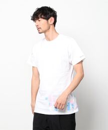 1piu1uguale3 RELAX | 1PIU1UGUALE3 RELAX/ウノピゥ ウノ ウグァーレ トレ リラックス/CAMO LOGO TEE(Tシャツ/カットソー)
