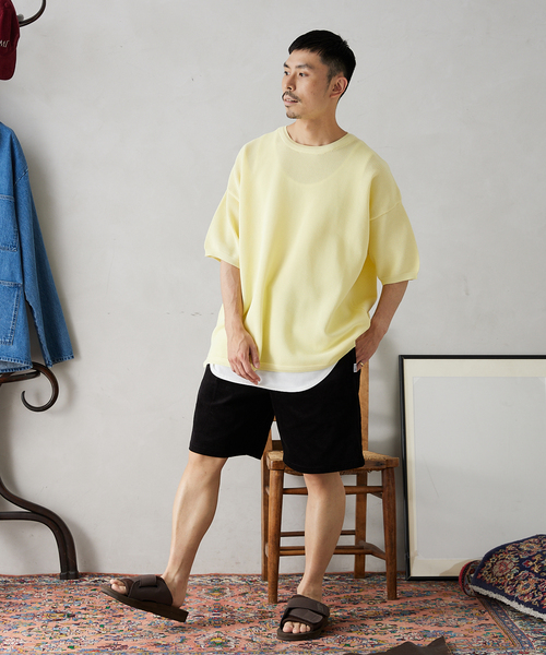 JOURNAL STANDARD relume（ジャーナルスタンダード　レリューム）の「CALIFORNIA シェフコールショートパンツ（その他パンツ・メンズ・ブラック/グレー/グレー系その他/ブラウン/ベージュ/サックスブルー・SMALL/MEDIUM/LARGE）」の21枚目の写真