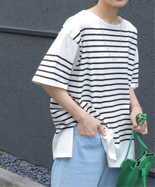 セール パネルボーダー半袖tシャツ Tシャツ カットソー Frames Ray Cassin フレームスレイカズン のファッション通販 Zozotown