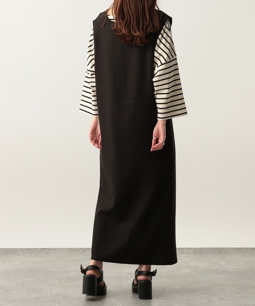 Heather（ヘザー）の「ボーダーT（7分袖）　281541（Tシャツ/カットソー・レディース・ホワイト系その他/ブラック系その他/ピンク系その他・FREE）」の16枚目の写真