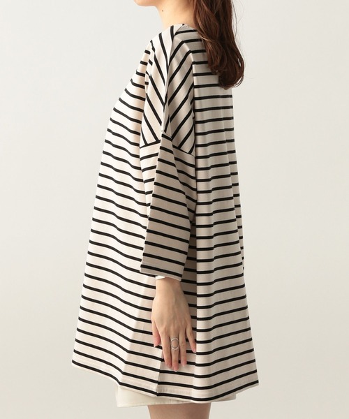 Heather（ヘザー）の「ボーダーT（7分袖）　281541（Tシャツ/カットソー・レディース・ホワイト系その他/ブラック系その他/ピンク系その他・FREE）」の18枚目の写真