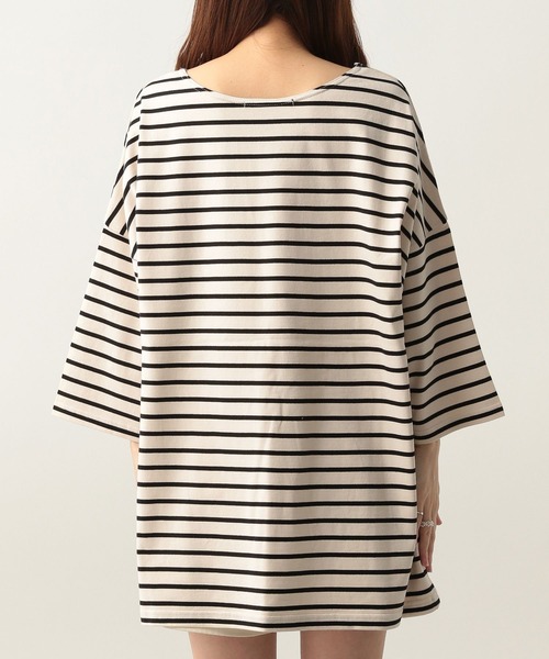 Heather（ヘザー）の「ボーダーT（7分袖）　281541（Tシャツ/カットソー・レディース・ホワイト系その他/ブラック系その他/ピンク系その他・FREE）」の19枚目の写真