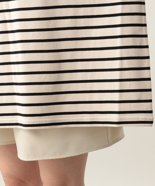 Heather（ヘザー）の「ボーダーT（7分袖）　281541（Tシャツ/カットソー・レディース・ホワイト系その他/ブラック系その他/ピンク系その他・FREE）」の22枚目の写真