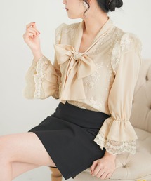 Newlyme | レースボウタイブラウス(シャツ/ブラウス)