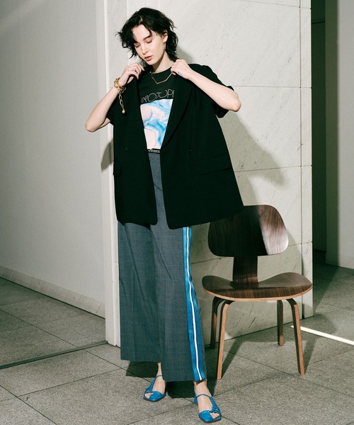 MAISON SPECIAL(メゾンスペシャル)の「PROTOPIAプリントTシャツ【MAISON SPECIAL/メゾンスペシャル】(Tシャツ/カットソー・レディース・ホワイト/グレー/ダークグレー・FREE)」の12枚目の写真