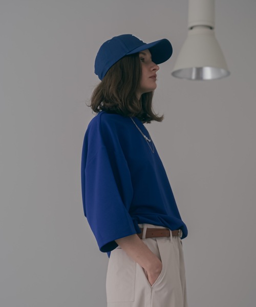 shiki tokyo（シキトウキョウ）の「Oversized Tuck Ballon Color Tee / オーバーサイズタックバルーンカラーTシャツ（Tシャツ/カットソー・メンズ・イエロー/オレンジ/ブルー/グリーン・SMALL/MEDIUM/LARGE）」の15枚目の写真