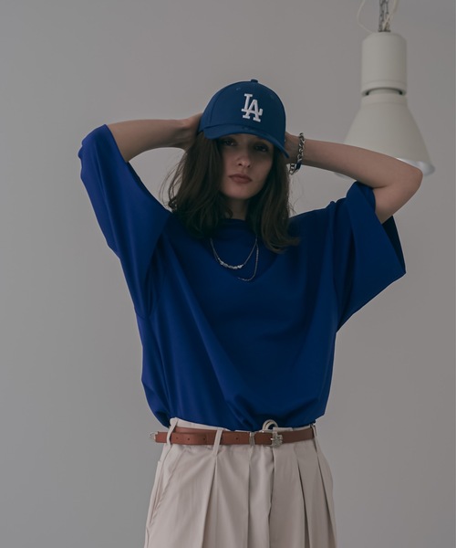 shiki tokyo（シキトウキョウ）の「Oversized Tuck Ballon Color Tee / オーバーサイズタックバルーンカラーTシャツ（Tシャツ/カットソー・メンズ・イエロー/オレンジ/ブルー/グリーン・SMALL/MEDIUM/LARGE）」の16枚目の写真