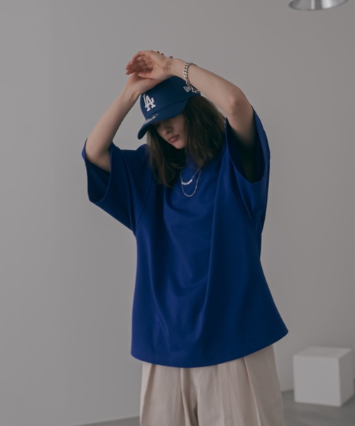 shiki tokyo（シキトウキョウ）の「Oversized Tuck Ballon Color Tee / オーバーサイズタックバルーンカラーTシャツ（Tシャツ/カットソー・メンズ・イエロー/オレンジ/ブルー/グリーン・SMALL/MEDIUM/LARGE）」の12枚目の写真
