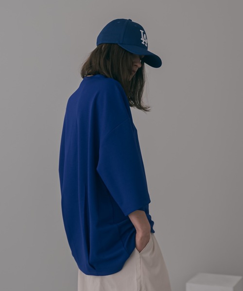 shiki tokyo（シキトウキョウ）の「Oversized Tuck Ballon Color Tee / オーバーサイズタックバルーンカラーTシャツ（Tシャツ/カットソー・メンズ・イエロー/オレンジ/ブルー/グリーン・SMALL/MEDIUM/LARGE）」の13枚目の写真