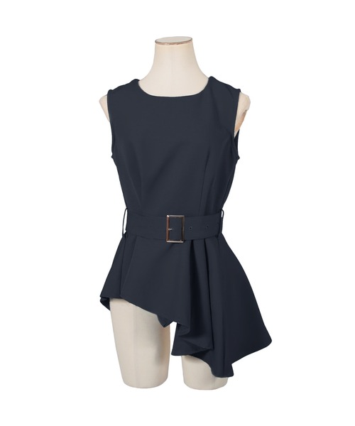 Julia Boutique（ジュリアブティック）の「ウエストマークイレヘムトップス/22075（Tシャツ/カットソー・レディース・グリーン/ブラック/ネイビー・ONE）」の20枚目の写真