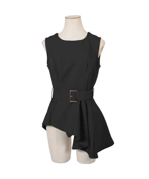 Julia Boutique（ジュリアブティック）の「ウエストマークイレヘムトップス/22075（Tシャツ/カットソー・レディース・グリーン/ブラック/ネイビー・ONE）」の18枚目の写真