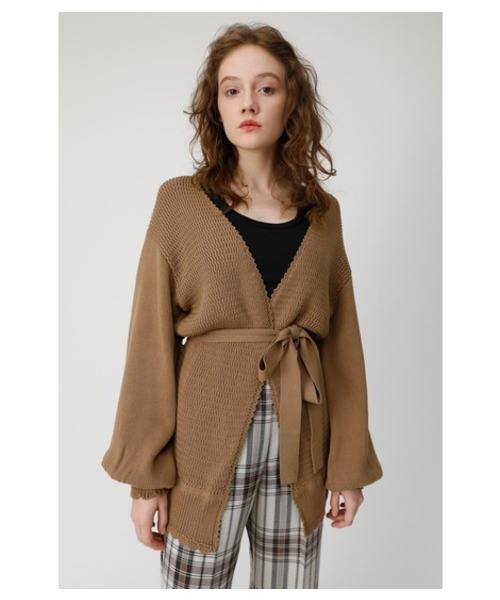 セール ブランド古着 ニットカーディガン カーディガン ボレロ Moussy マウジー のファッション通販 Zozoused