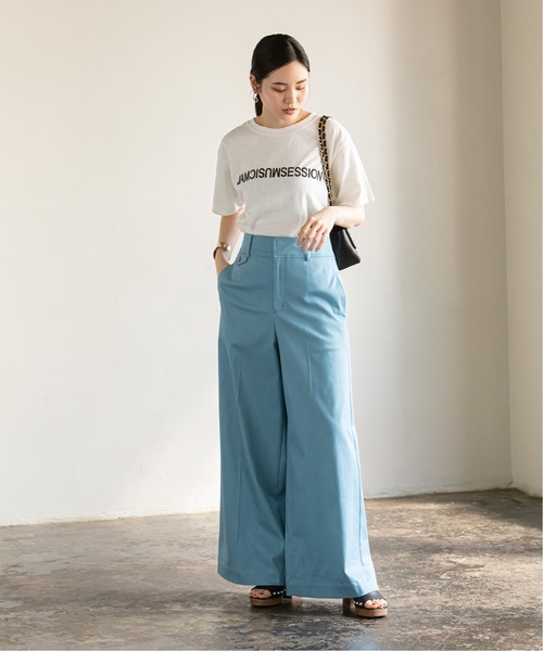 Noble(ノーブル)の「《追加》【N.Jam】レタードプリントTシャツ(Tシャツ/カットソー・レディース・ナチュラル/ネイビー/ホワイト/ブラック/カーキ・FREE)」の11枚目の写真