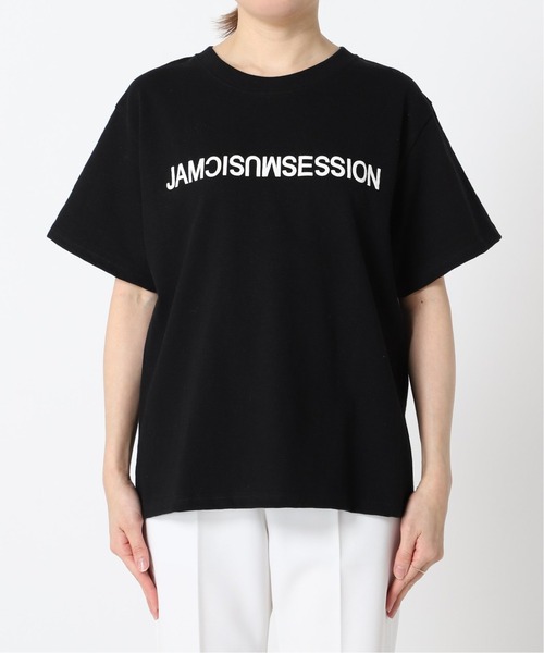 Noble(ノーブル)の「《追加》【N.Jam】レタードプリントTシャツ(Tシャツ/カットソー・レディース・ナチュラル/ネイビー/ホワイト/ブラック/カーキ・FREE)」の19枚目の写真