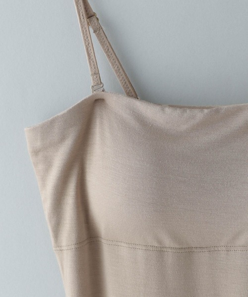 A part by（アパートバイ）の「【underwear】【カップ付き】モダールカップスリップ 271925（ブラジャー・レディース・ブラック/ピンク系その他/ベージュ・FREE）」の9枚目の写真