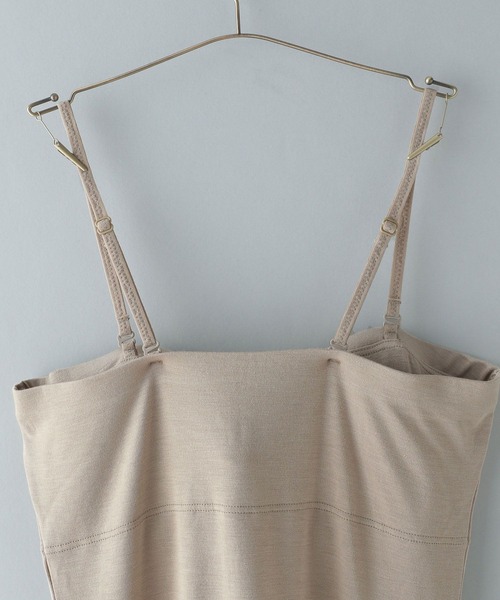 A part by（アパートバイ）の「【underwear】【カップ付き】モダールカップスリップ 271925（ブラジャー・レディース・ブラック/ピンク系その他/ベージュ・FREE）」の11枚目の写真