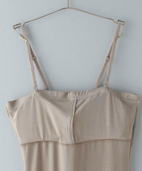 A part by（アパートバイ）の「【underwear】【カップ付き】モダールカップスリップ 271925（ブラジャー・レディース・ブラック/ピンク系その他/ベージュ・FREE）」の12枚目の写真