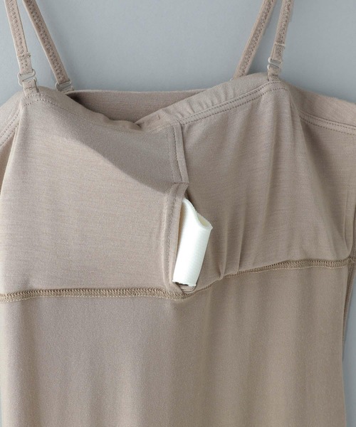 A part by（アパートバイ）の「【underwear】【カップ付き】モダールカップスリップ 271925（ブラジャー・レディース・ブラック/ピンク系その他/ベージュ・FREE）」の13枚目の写真