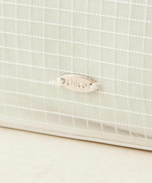 Chico（チコ）の「サテンポーチ付きメッシュショルダー（ショルダーバッグ・レディース・ホワイト/ブラック/ミント・FREE）」の11枚目の写真