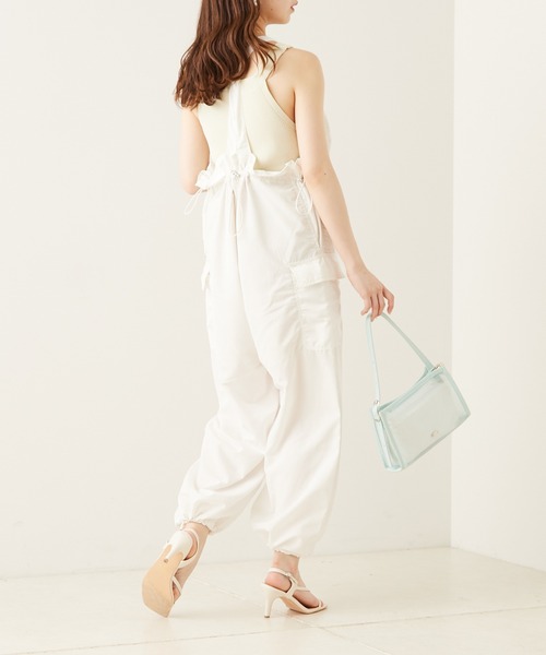 Chico（チコ）の「サテンポーチ付きメッシュショルダー（ショルダーバッグ・レディース・ホワイト/ブラック/ミント・FREE）」の17枚目の写真