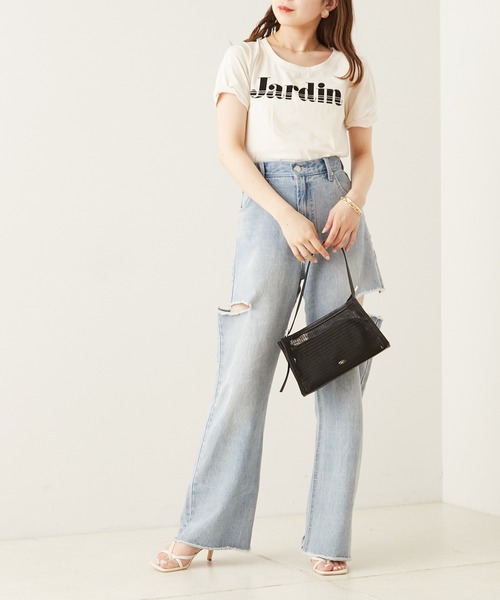 Chico（チコ）の「サテンポーチ付きメッシュショルダー（ショルダーバッグ・レディース・ホワイト/ブラック/ミント・FREE）」の18枚目の写真