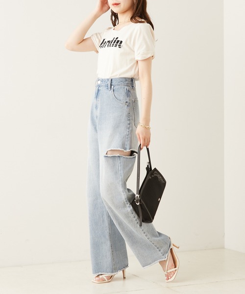 Chico（チコ）の「サテンポーチ付きメッシュショルダー（ショルダーバッグ・レディース・ホワイト/ブラック/ミント・FREE）」の19枚目の写真