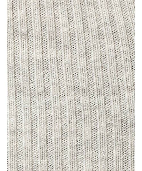 GYDA（ジェイダ）の「サイドオープン Vネックリブニットワンピース（ワンピース・レディース・ライトグレー/ブラック/ベージュ・FREE）」の4枚目の写真