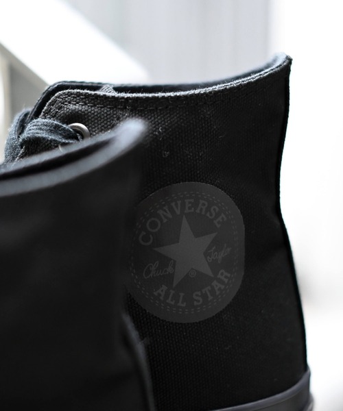 CONVERSE(コンバース)の「CONVERSE CANVAS ALL STAR J HI / コンバース キャンバス オールスター ジャパン ハイ(スニーカー・メンズ・ブラック・28.0cm/27.5cm/23.0cm/29.0cm/27.0cm/26.0cm/26.5cm/24.5cm/25.0cm/23.5cm/24.0cm/25.5cm/30.0cm)」の3枚目の写真