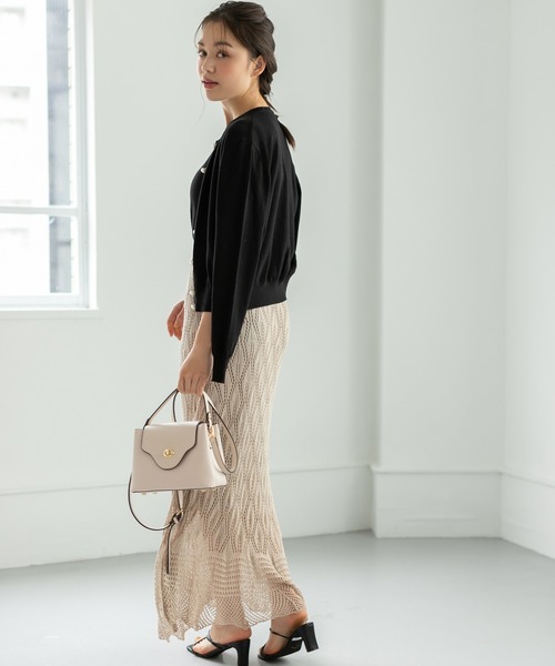 Edit Sheen(エディットシーン)の「【ZOZO限定】ワンハンドルシンプルフラップバッグ(ハンドバッグ・レディース・ブラック/ベージュ・FREE)」の11枚目の写真