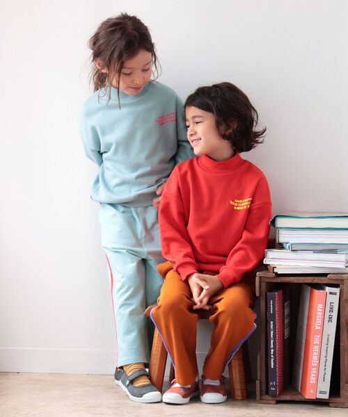 B:MING by BEAMS（ビーミングバイビームス）の「B:MING by BEAMS / サイドライン パンツ（100～140cm）（スウェットパンツ・キッズ・ベージュ系その他/サックスブルー・120/130/110/140/100）」の10枚目の写真