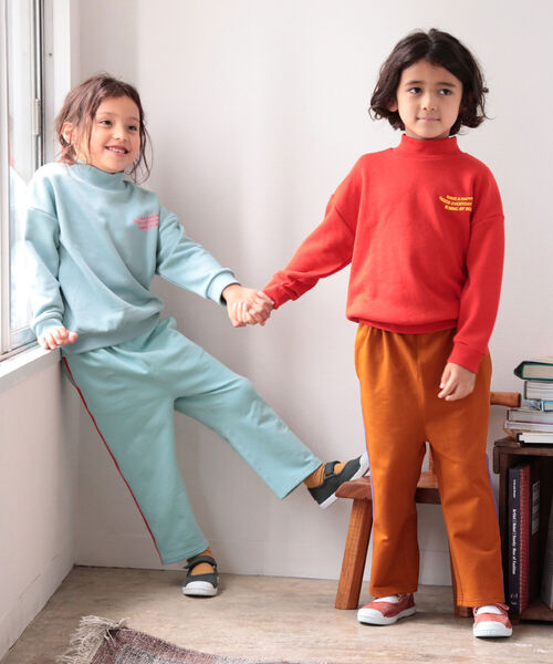 B:MING by BEAMS（ビーミングバイビームス）の「B:MING by BEAMS / サイドライン パンツ（100～140cm）（スウェットパンツ・キッズ・ベージュ系その他/サックスブルー・120/130/110/140/100）」の5枚目の写真