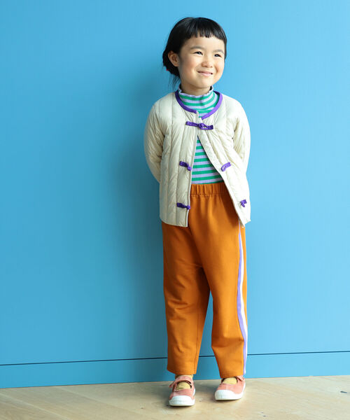 B:MING by BEAMS（ビーミングバイビームス）の「B:MING by BEAMS / サイドライン パンツ（100～140cm）（スウェットパンツ・キッズ・ベージュ系その他/サックスブルー・120/130/110/140/100）」の19枚目の写真