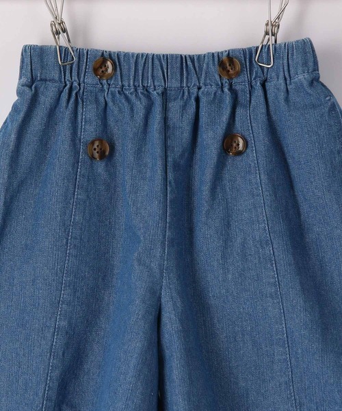 ROPE' PICNIC（ロペピクニック）の「【KIDS】デニムキュロットパンツ（デニムパンツ・キッズ・ネイビー/ブルー・110/120/130/140/150）」の6枚目の写真