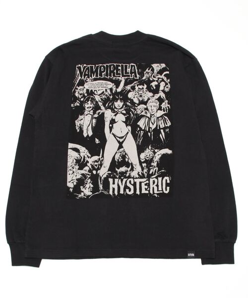 HYSTERIC GLAMOUR(ヒステリックグラマー)の「VAMPIRELLA/THE DEMONS Tシャツ(Tシャツ/カットソー・メンズ・ブラック/ホワイト/グレー・LARGE/X-LARGE/MEDIUM/SMALL)」の4枚目の写真