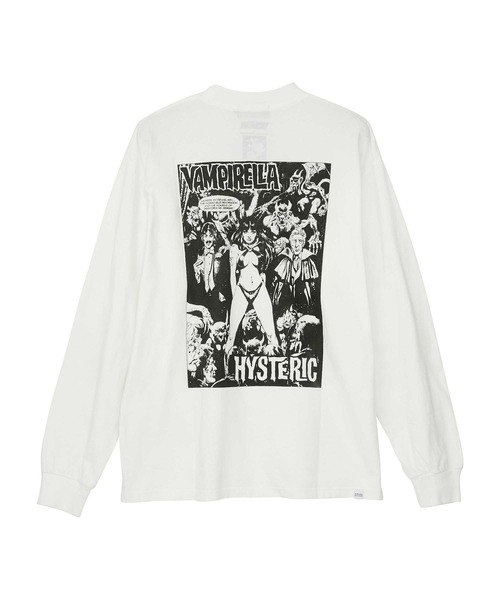 HYSTERIC GLAMOUR(ヒステリックグラマー)の「VAMPIRELLA/THE DEMONS Tシャツ(Tシャツ/カットソー・メンズ・ブラック/ホワイト/グレー・LARGE/X-LARGE/MEDIUM/SMALL)」の7枚目の写真