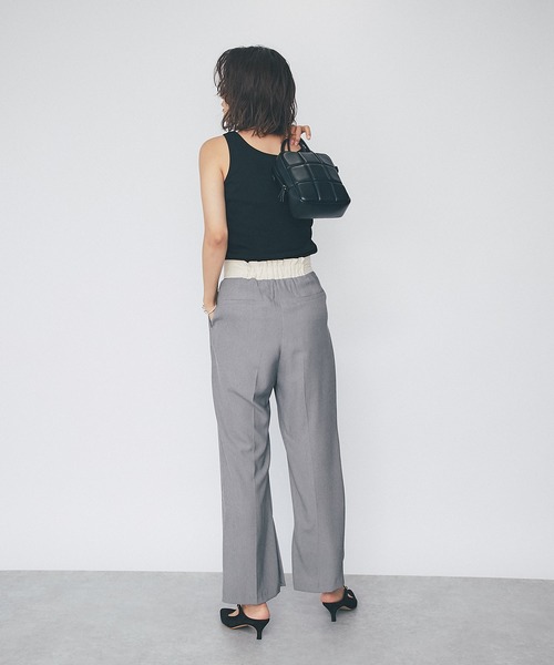 RIVE DROITE（リヴドロワ）の「スクエア風テレコタンク（タンクトップ・レディース・ライトグレー/ブラック/カーキ/グレー系その他・FREE）」の15枚目の写真