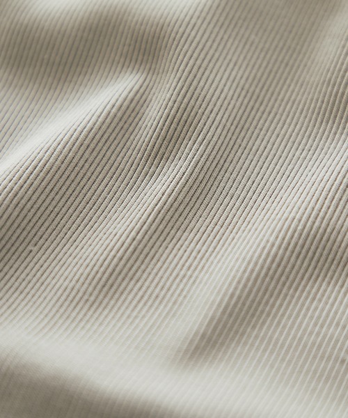 RIVE DROITE（リヴドロワ）の「スクエア風テレコタンク（タンクトップ・レディース・ライトグレー/ブラック/カーキ/グレー系その他・FREE）」の6枚目の写真