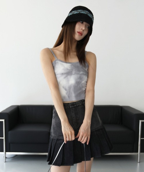 FOLLOWIN（フォロウィン）の「デイリー２トーンラインサマーバケットハット（ハット・レディース・ブラック/ベージュ/ブラウン/グレー/クリーム・FREE）」の15枚目の写真