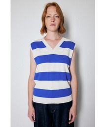 STRIPED KNIT タンク