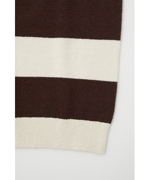 MOUSSY(マウジー)の「STRIPED KNIT タンク(タンクトップ・レディース・ブルー/ブラウン/レッド・FREE)」の5枚目の写真
