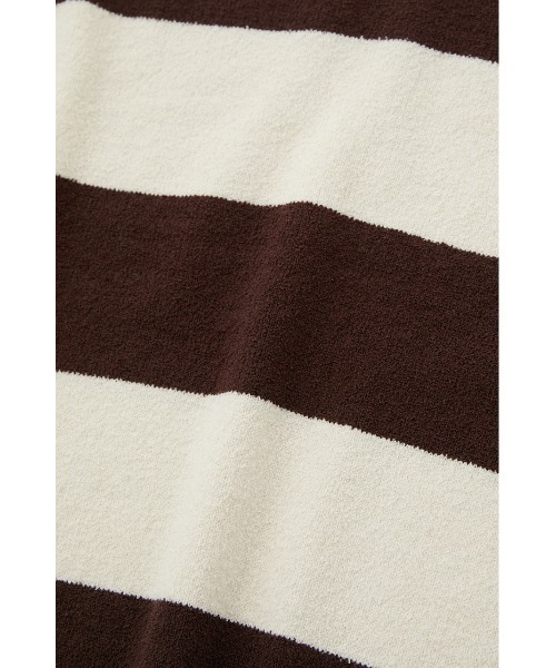 MOUSSY(マウジー)の「STRIPED KNIT タンク(タンクトップ・レディース・ブルー/ブラウン/レッド・FREE)」の7枚目の写真