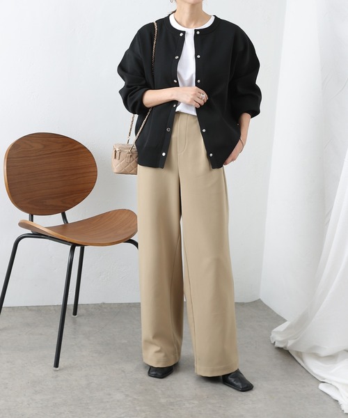 COLONY 2139(コロニートゥーワンスリーナイン)の「エステルヤーンクルーネックカーディガン(カーディガン/ボレロ・レディース・ブラック/グレー/オレンジ/アイボリー/ブルー/モカ/グリーン・FREE)」の11枚目の写真