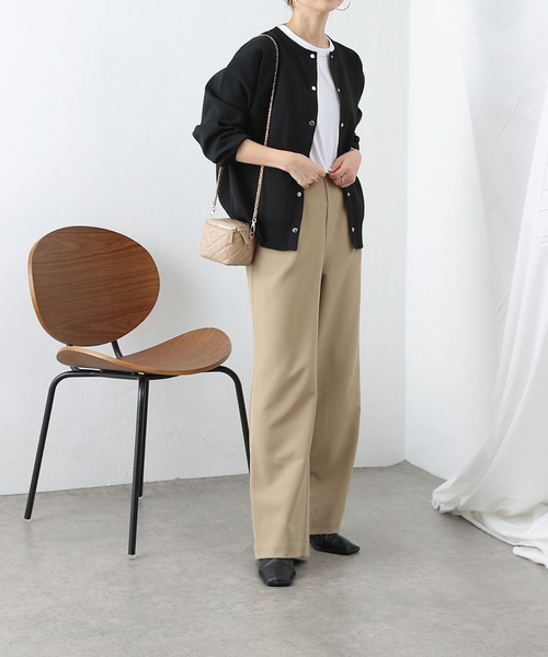 COLONY 2139(コロニートゥーワンスリーナイン)の「エステルヤーンクルーネックカーディガン(カーディガン/ボレロ・レディース・ブラック/グレー/オレンジ/アイボリー/ブルー/モカ/グリーン・FREE)」の13枚目の写真