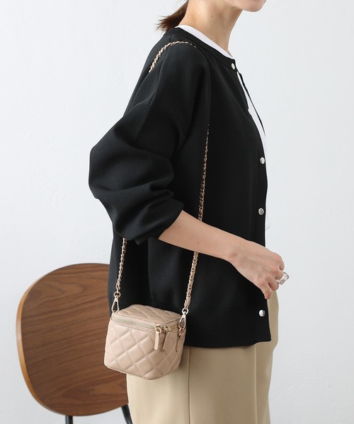 COLONY 2139(コロニートゥーワンスリーナイン)の「エステルヤーンクルーネックカーディガン(カーディガン/ボレロ・レディース・ブラック/グレー/オレンジ/アイボリー/ブルー/モカ/グリーン・FREE)」の10枚目の写真