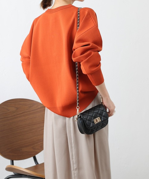 COLONY 2139(コロニートゥーワンスリーナイン)の「エステルヤーンクルーネックカーディガン(カーディガン/ボレロ・レディース・ブラック/グレー/オレンジ/アイボリー/ブルー/モカ/グリーン・FREE)」の18枚目の写真