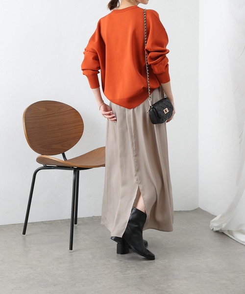 COLONY 2139(コロニートゥーワンスリーナイン)の「エステルヤーンクルーネックカーディガン(カーディガン/ボレロ・レディース・ブラック/グレー/オレンジ/アイボリー/ブルー/モカ/グリーン・FREE)」の22枚目の写真