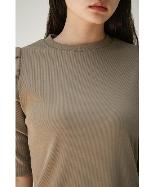 AZUL by moussy(アズールバイマウジー)の「PUFF SLEEVE MINI ONEPIECE/パフスリーブミニワンピース(ワンピース・レディース・ブラック/ライトブラウン/ブルー・MEDIUM/SMALL)」の10枚目の写真