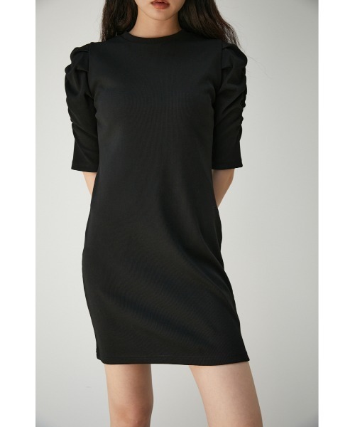 AZUL by moussy(アズールバイマウジー)の「PUFF SLEEVE MINI ONEPIECE/パフスリーブミニワンピース(ワンピース・レディース・ブラック/ライトブラウン/ブルー・MEDIUM/SMALL)」の13枚目の写真