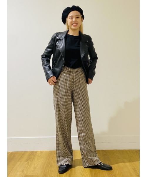 GAP（ギャップ）の「フェイクレザー ライダースジャケット（ライダースジャケット・レディース・ブラック・S/M/L/XS/XXS）」の12枚目の写真